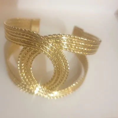 Bracelet d 6.5 doré réglable 